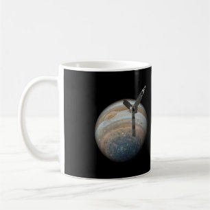 Juno Spacecraft på Planet Jupiter Kaffemugg