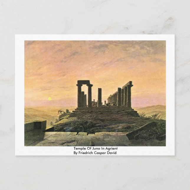 Juno-templet inom jordbruket vykort (Framsida)