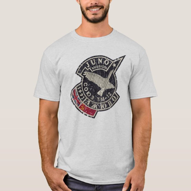 Juno Vintage Emblem T Shirt (Framsida)