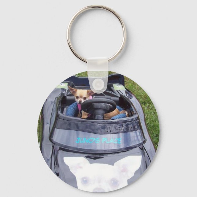 Junos bilnyckelkedja nyckelring (Framsida)