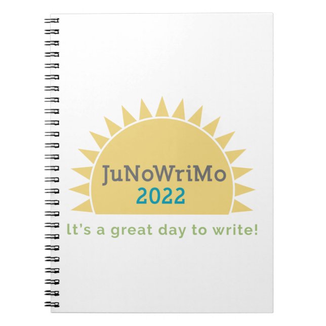 JuNoWriMo 2022-bärbar dator Anteckningsbok (Framsidan)