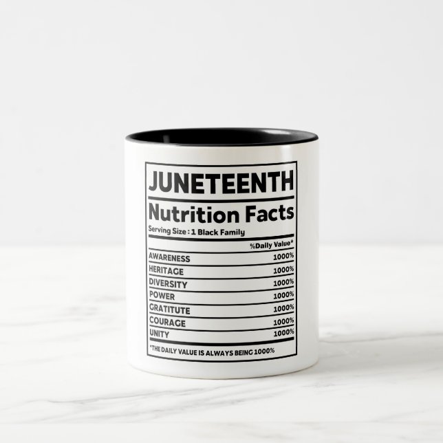 Junte Nutrition Facts Mugg (Center)