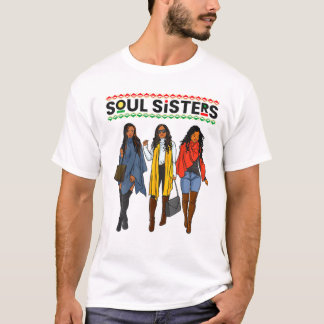 Juntionde Queen Soul Sisters Black Mamma Melanin W T Shirt