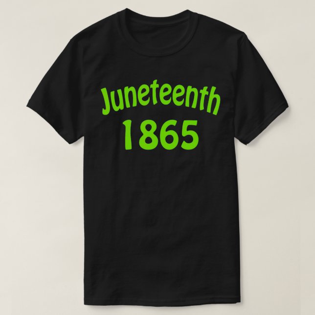 Junttonde 1865, Electric Grönt Lycklig junttonde T Shirt (Design framsida)