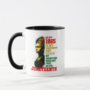Junttonde 1865 Min panafrikanska Independence day Mugg