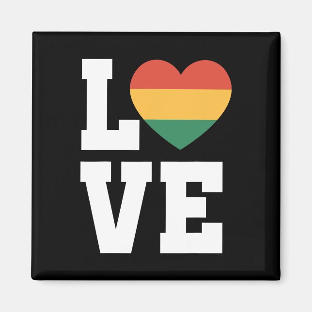 Junttonde 1865 Pridet African American Firande Magnet (Framsidan)