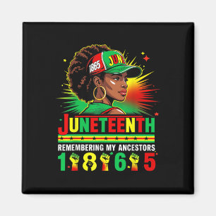Junttonde 1865 Till minne av mina afrikanska fästd Magnet