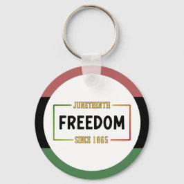 Junttonde 1865 Välkomna svart frihet Nyckelring