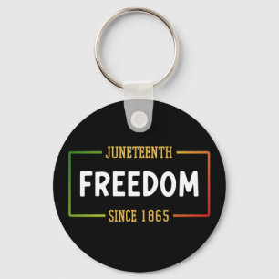 Junttonde 1865 Välkomna svart frihet Nyckelring