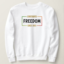 Junttonde 1865 Välkomna svart frihet T Shirt