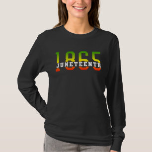 Junttonde 1865 Välkomna svart frihet T Shirt