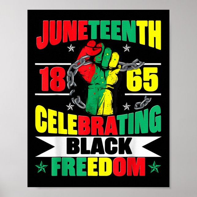 Junttonde 1865 Välkomna Svarta fridens Afrika Poster (Framsidan)