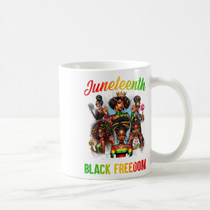 Junttonde 2024 Firar Black Freedom 1865 Histo Kaffemugg