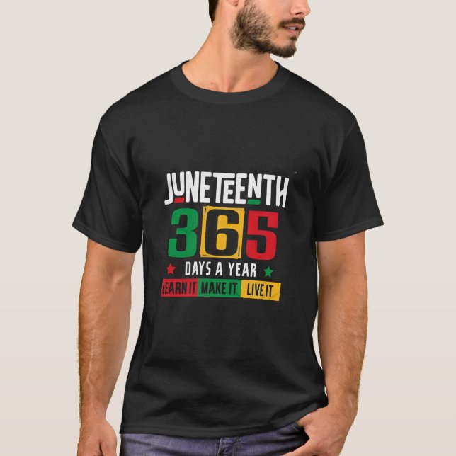 Junttonde 365 dagar om året Lär dig som den lever T Shirt (Framsida)