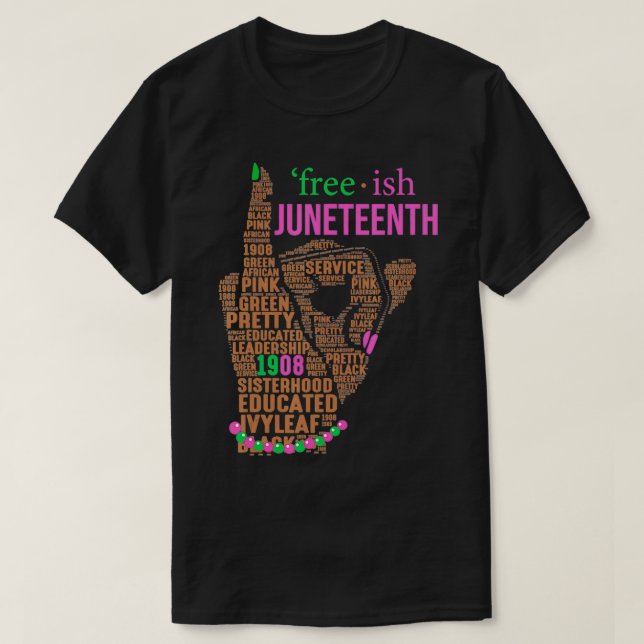 Junttonde Aka Freeish sedan 1865 Självständighetsb T Shirt (Design framsida)