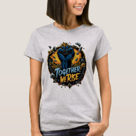 Junttonde cirkelemblemet med det inre arm t shirt