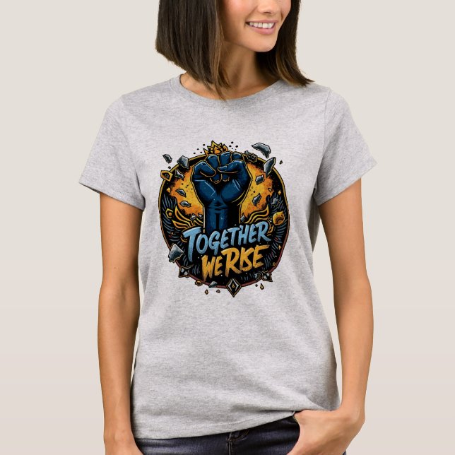 Junttonde cirkelemblemet med det inre arm t shirt (Framsida)