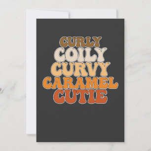 Junttonde Curvy Caramel Cutie Inbjudningar