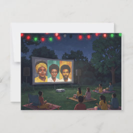 "Junttonde filmnatten - artiklar som spelar roll." Vykort