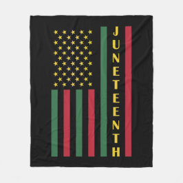 Junttonde Frihet Firande USA Amerikanska Flagga Fleecefilt