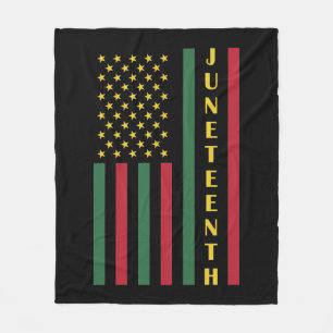 Junttonde Frihet Firande USA Amerikanska Flagga Fleecefilt
