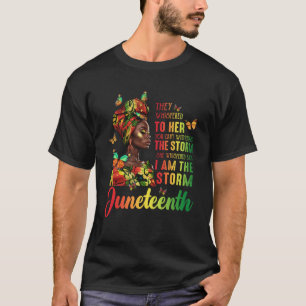 Junttonde jag är Storm Black Women Black Hist T Shirt