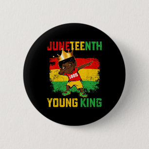 Junttonde Kung som firade 1865 Black Boys Kids T Knapp