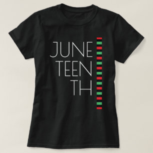 Junttonde röda svarta Grönten Firande T-Shirt
