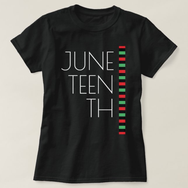 Junttonde röda svarta Grönten Firande T-Shirt (Design framsida)