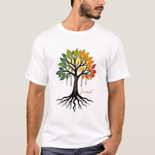 ๋ Junttonde träd och kedjor. T Shirt