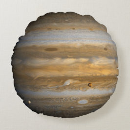 Jupiter - 2 unika sidor - rund kudde