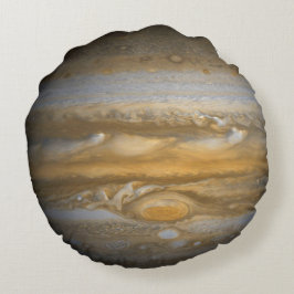 Jupiter - 2 unika sidor - rund kudde