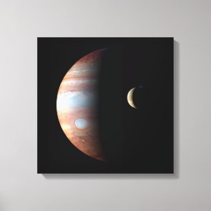 Jupiter 5:e planeten med Cassini solsystemet Canvastryck