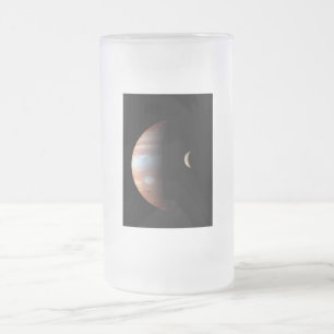 Jupiter 5th Planet med Cassini Solar System Frostat Ölglas