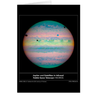 Jupiter&amp;SatellitesInIR-2004-30 Hälsningskort