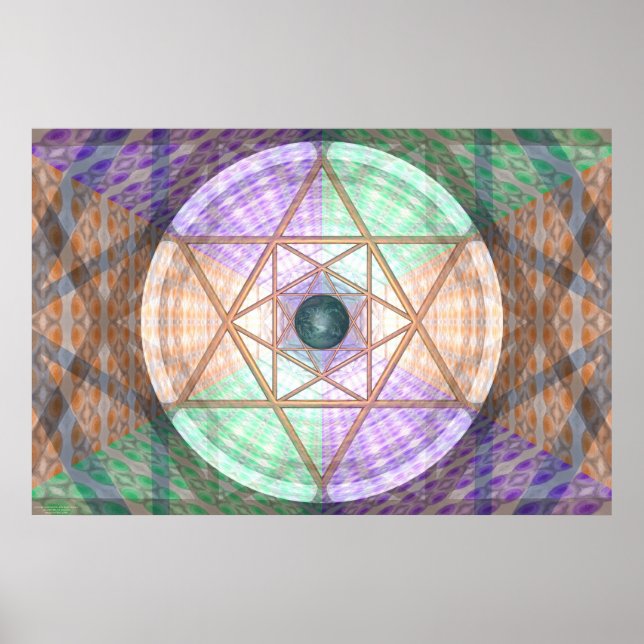 Jupiter and Earth Per Martineau Poster (Framsidan)