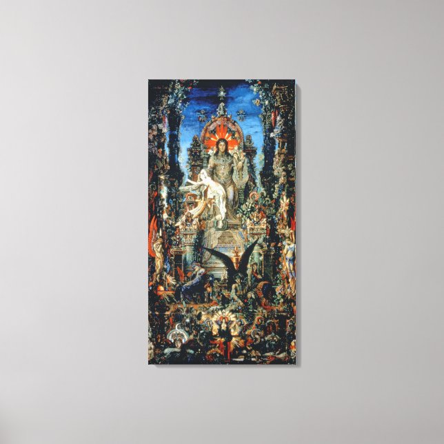 Jupiter and Semele, 1894-95 (oil on canvas) Canvastryck (Framsida)