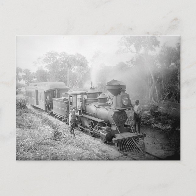 Jupiter and Sjö Worth Railroad, 1897 Vykort (Framsida)