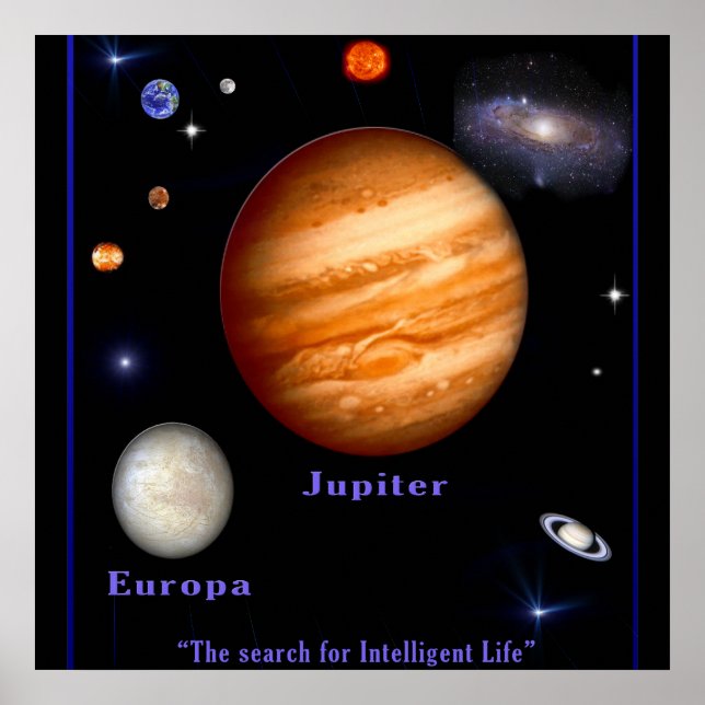 Jupiter art Poster (Framsidan)