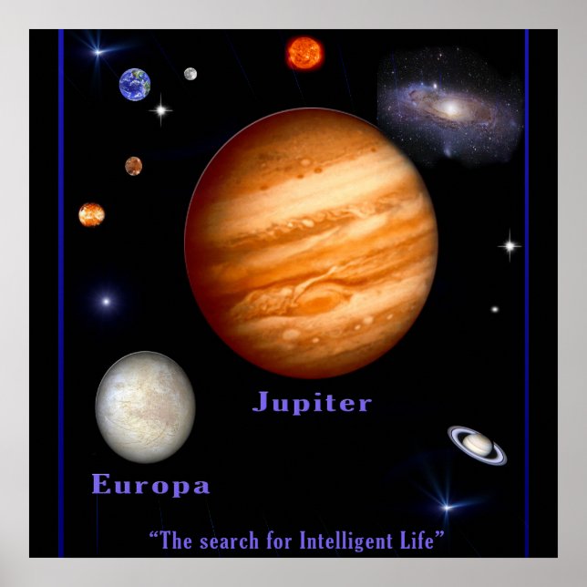 Jupiter art Poster (Framsidan)