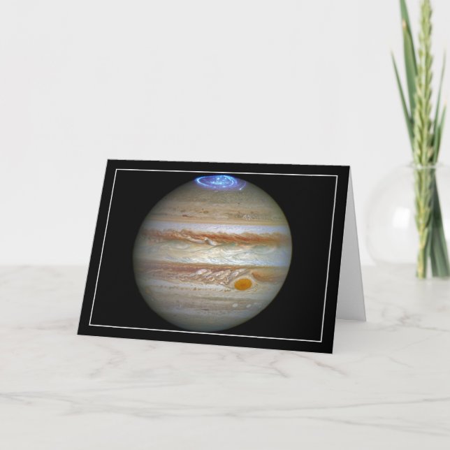 Jupiter Auroras hälsningskort Helgkort (Framsida)