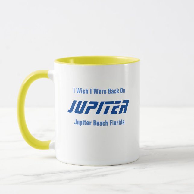 Jupiter Beach Florida Kaffe Mugg (Vänster)