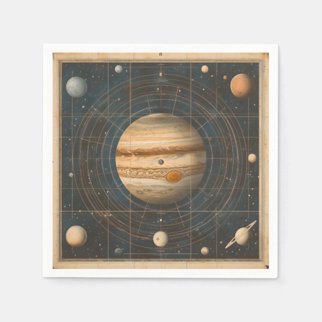 Jupiter-Center-CELESAL-diagramdesign Pappersservett (Framsidan)