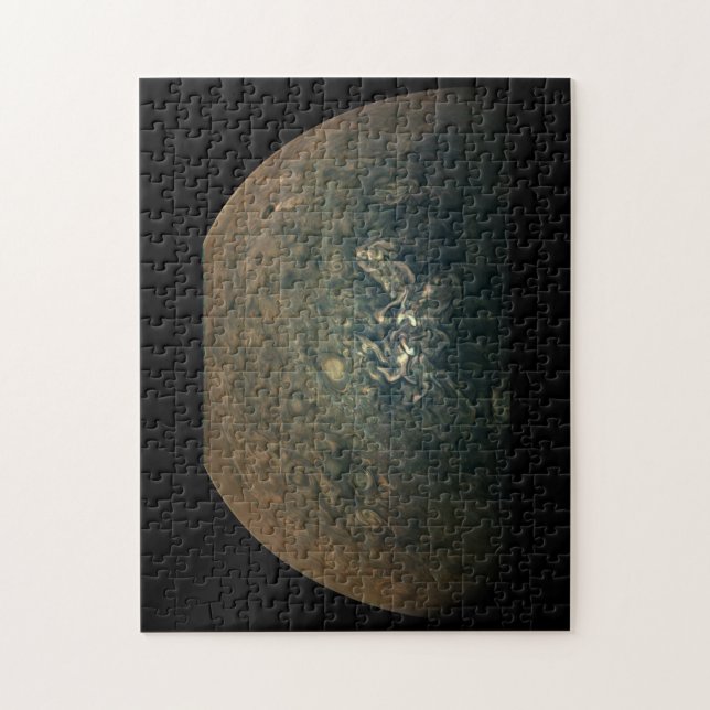 Jupiter Dimma från NASA:s Juno-Uppdrag Pussel (Vertikal)