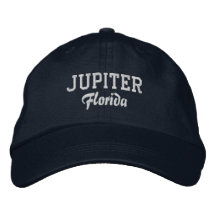 Jupiter Florida Embroized Baseball Hat