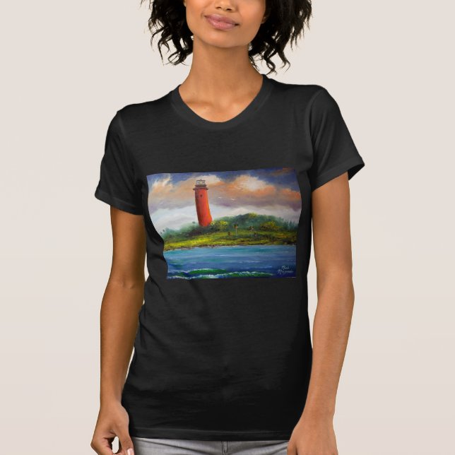 Jupiter Florida fyr T-shirt (Framsida)