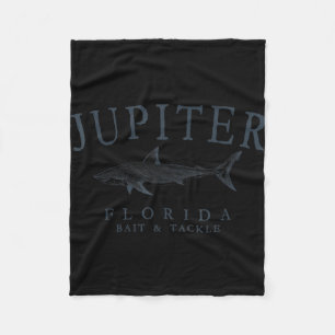 Jupiter florida haj vintage fiske skiffer fleecefilt