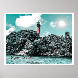 JUPITER FLORIDA - JUPITER INLET LIGHTHOUSE POSTER