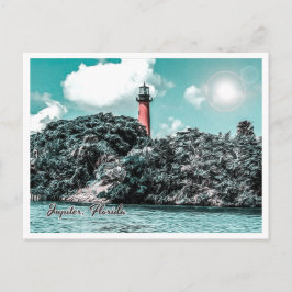 JUPITER FLORIDA - JUPITER INLET LIGHTHOUSE VYKORT