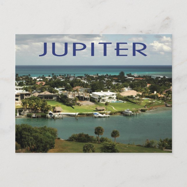 Jupiter, Florida Scenia-foto Vykort (Framsida)